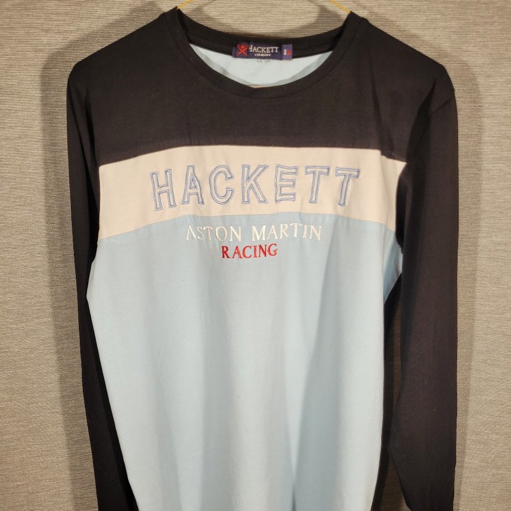 Hackett London Aston Martin Racing Long-sleeve T, Size L/XL